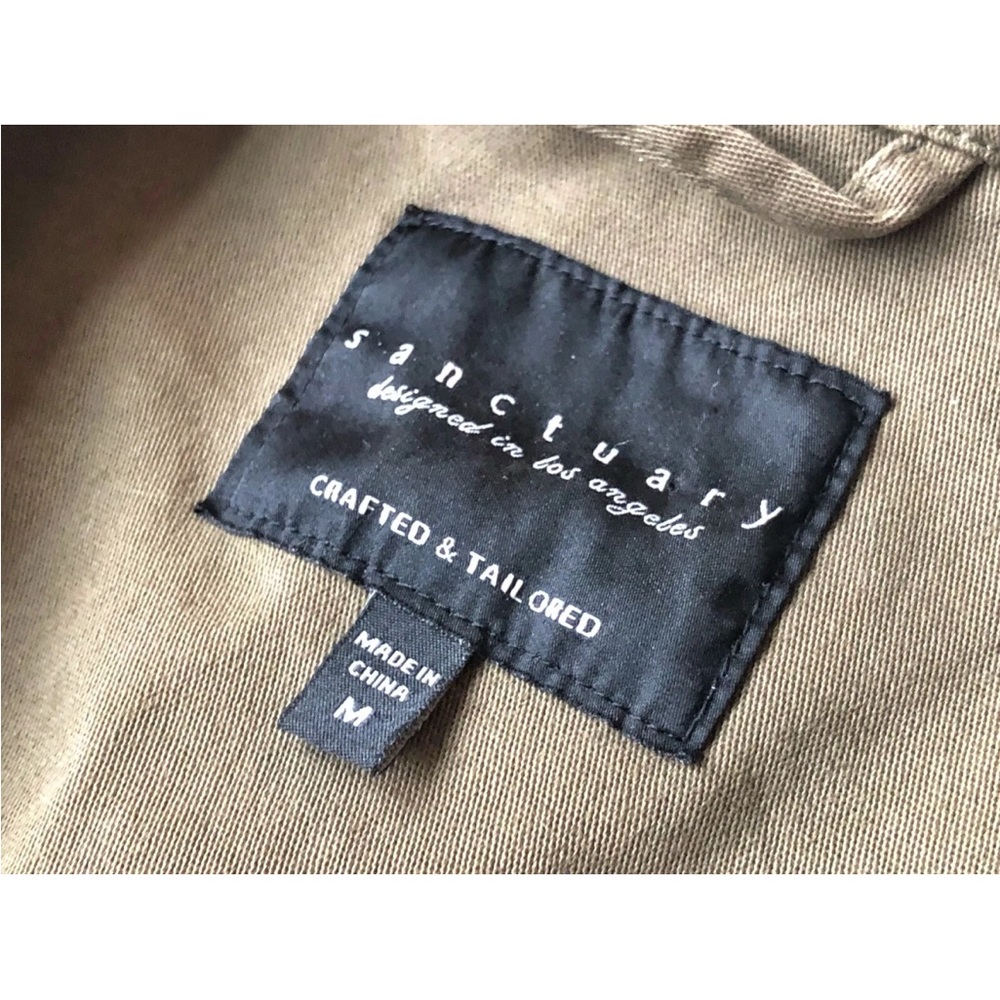 Sanctuary Green Button Down Light Jacket!!! - image 7